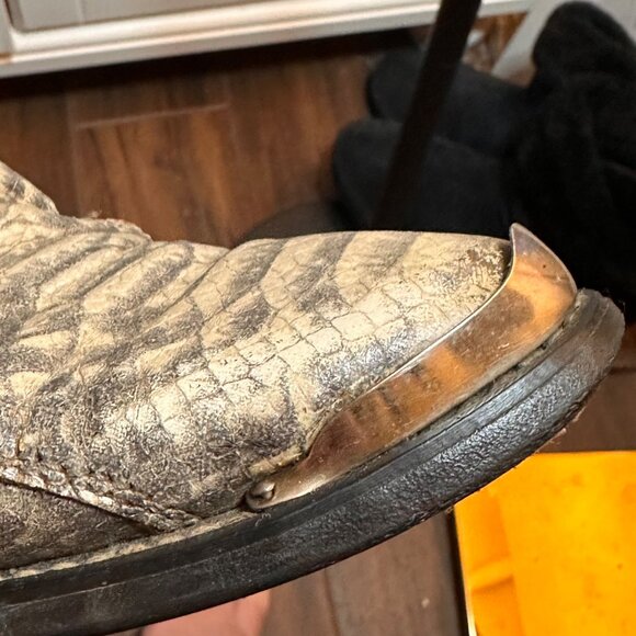 Westex Mens 9D Snake Leather Cowboy Boots - Picture 14 of 16